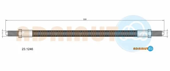 Brake Hose (23.1246)