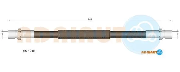 Brake Hose (55.1216)