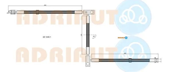 Brake Hose (28.1245.1)