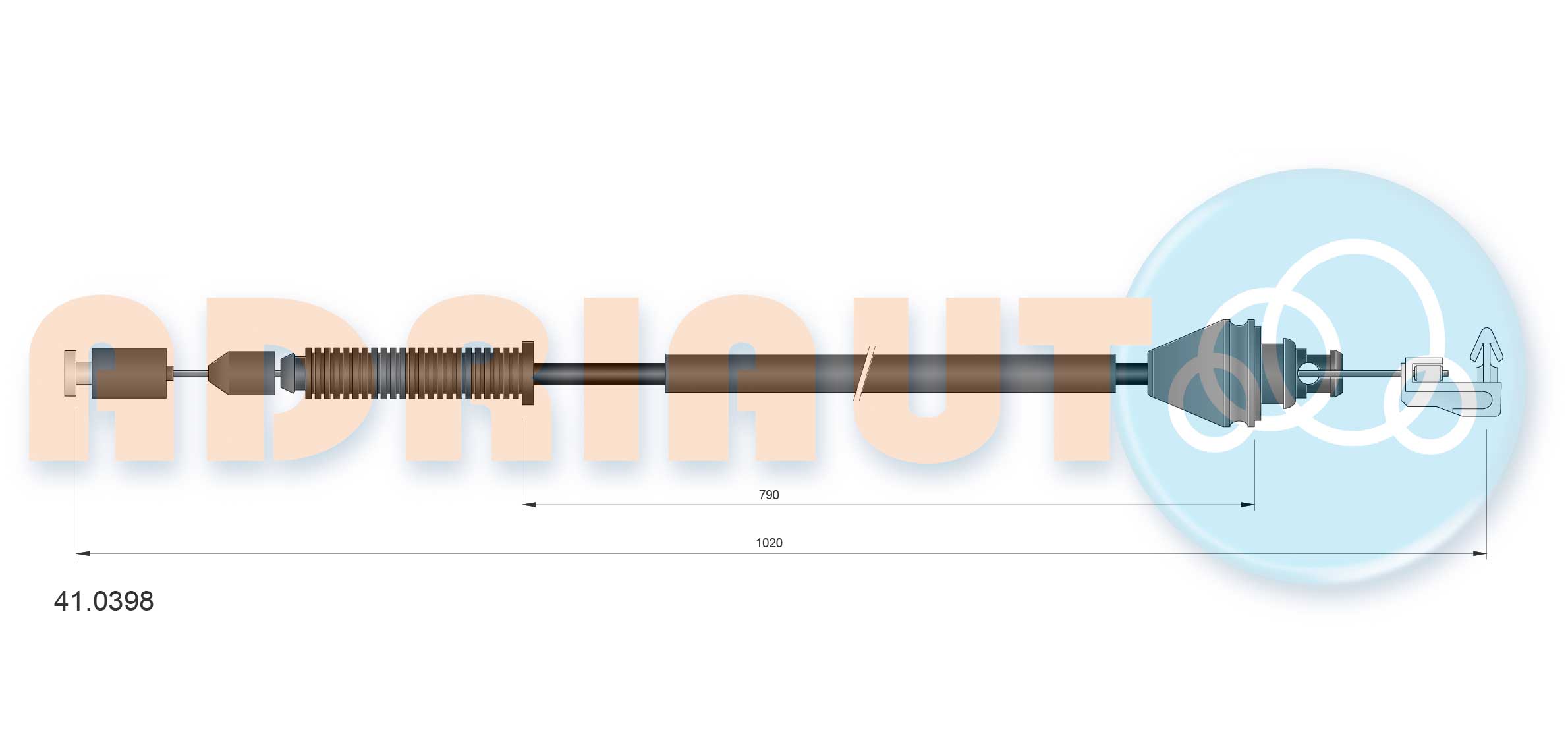 Accelerator Cable (41.0398)