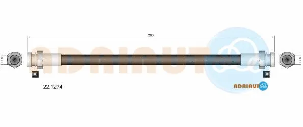 Brake Hose (22.1274)