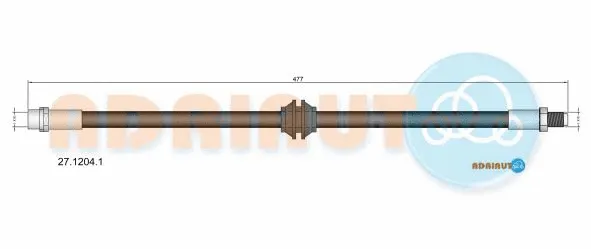 Brake Hose (27.1204.1)