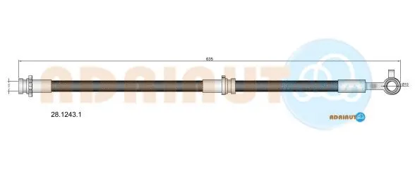 Brake Hose (28.1243.1)