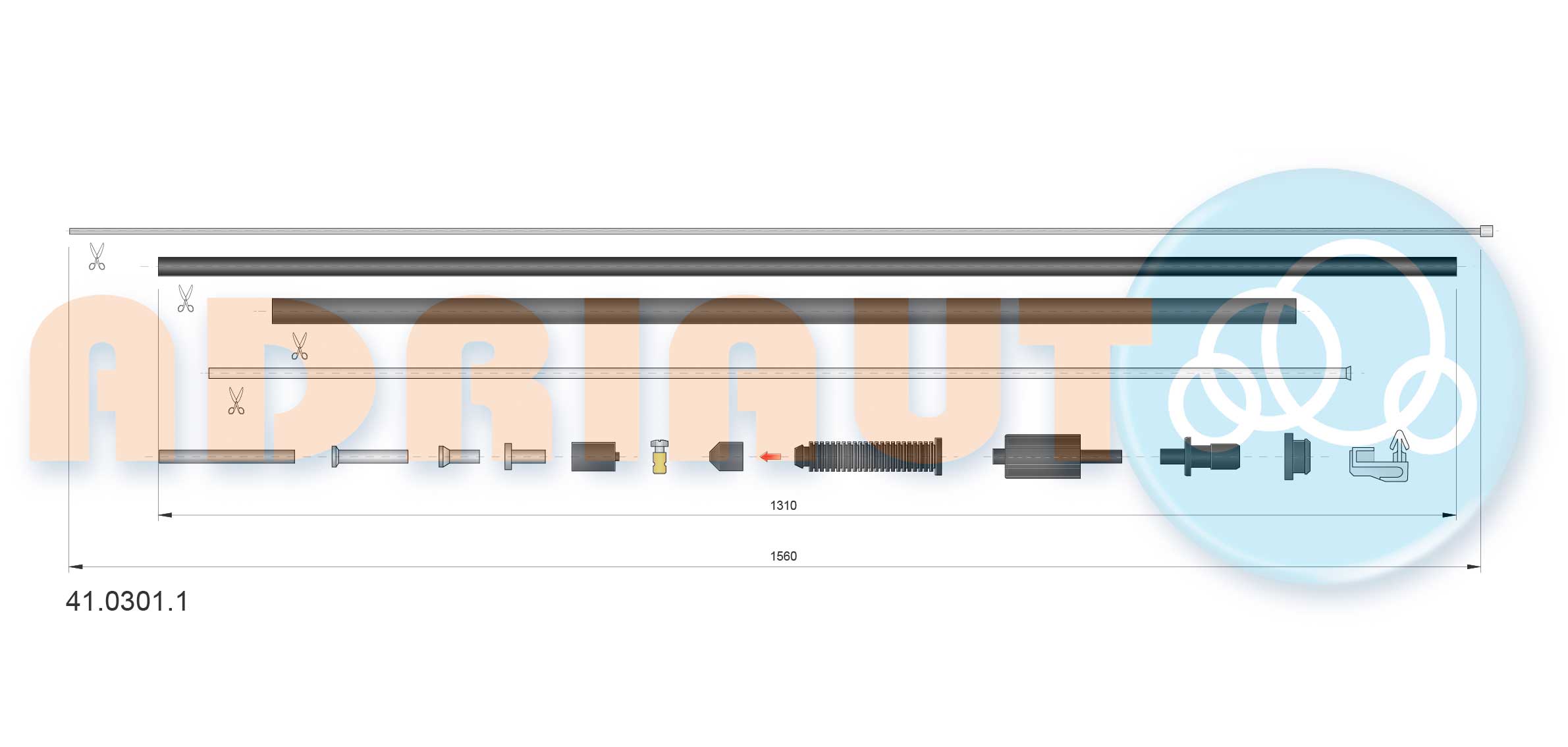 Accelerator Cable (41.0301.1)
