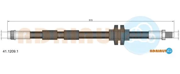 Brake Hose (41.1209.1)