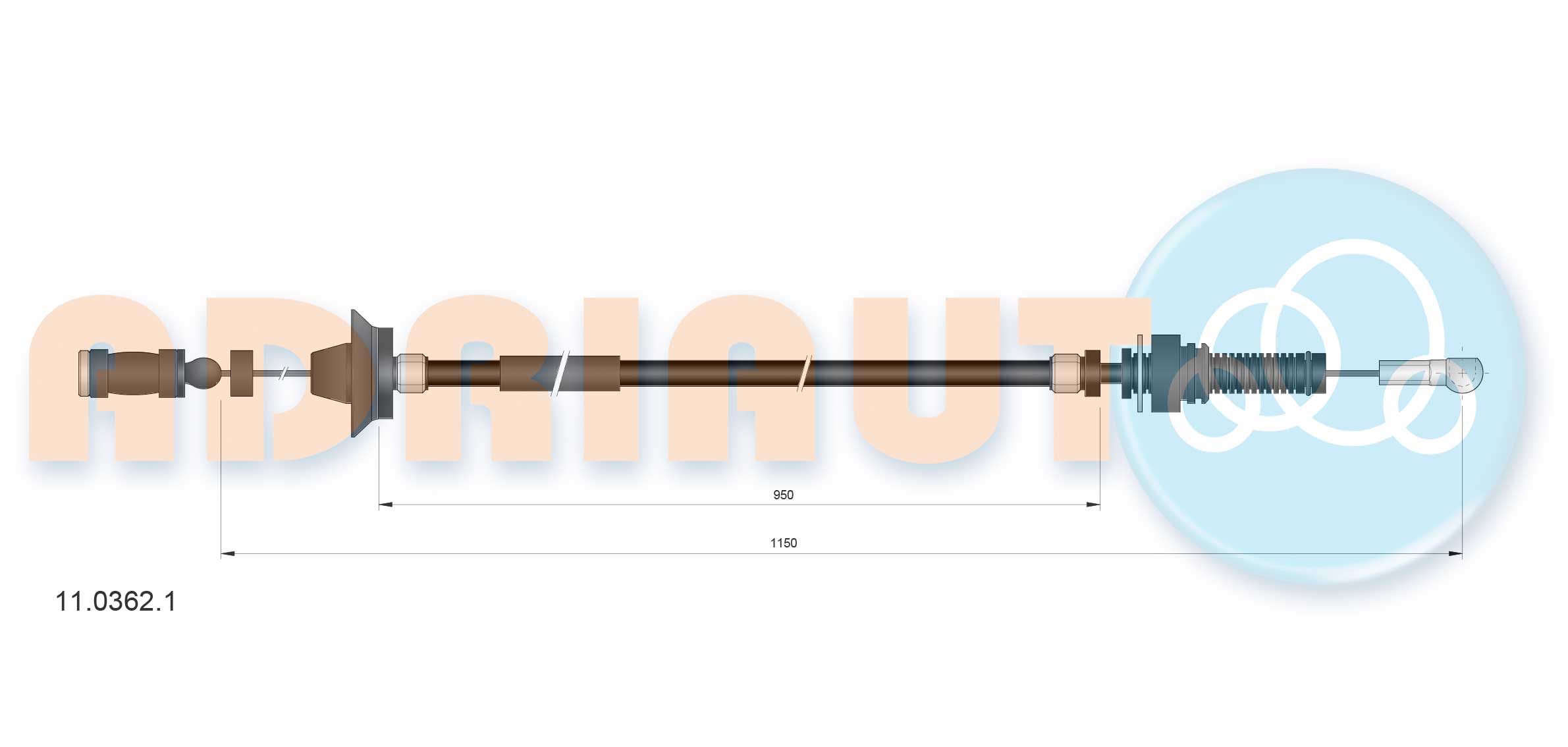 Accelerator Cable (11.0362.1)