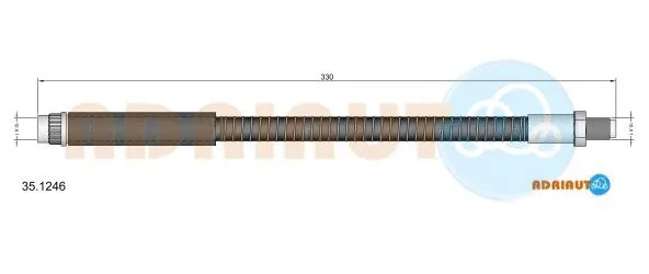 Brake Hose (35.1246)
