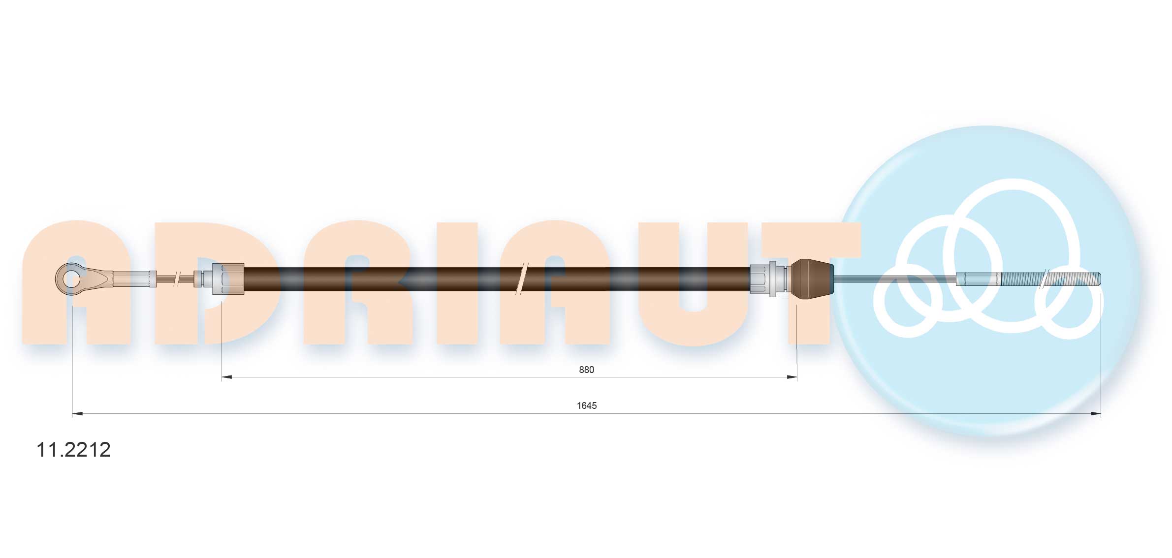 Cable Pull, parking brake (11.2212)