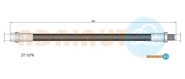 Brake Hose (27.1279)