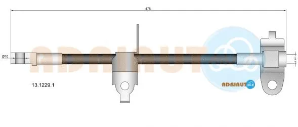 Brake Hose (13.1229.1)