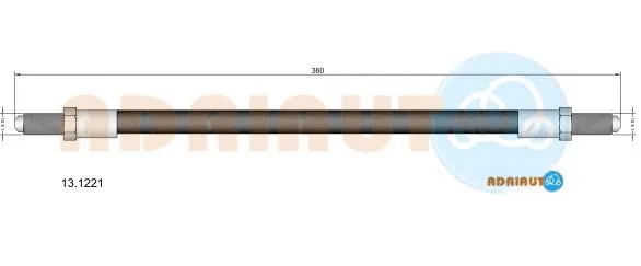 Brake Hose (13.1221)