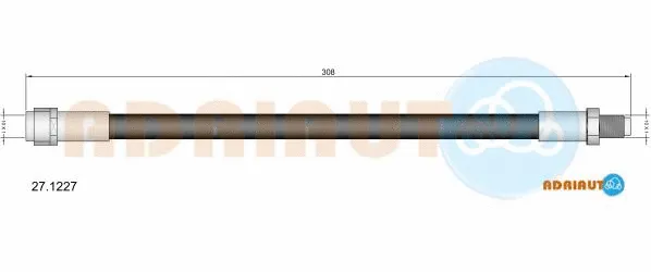 Brake Hose (27.1227)