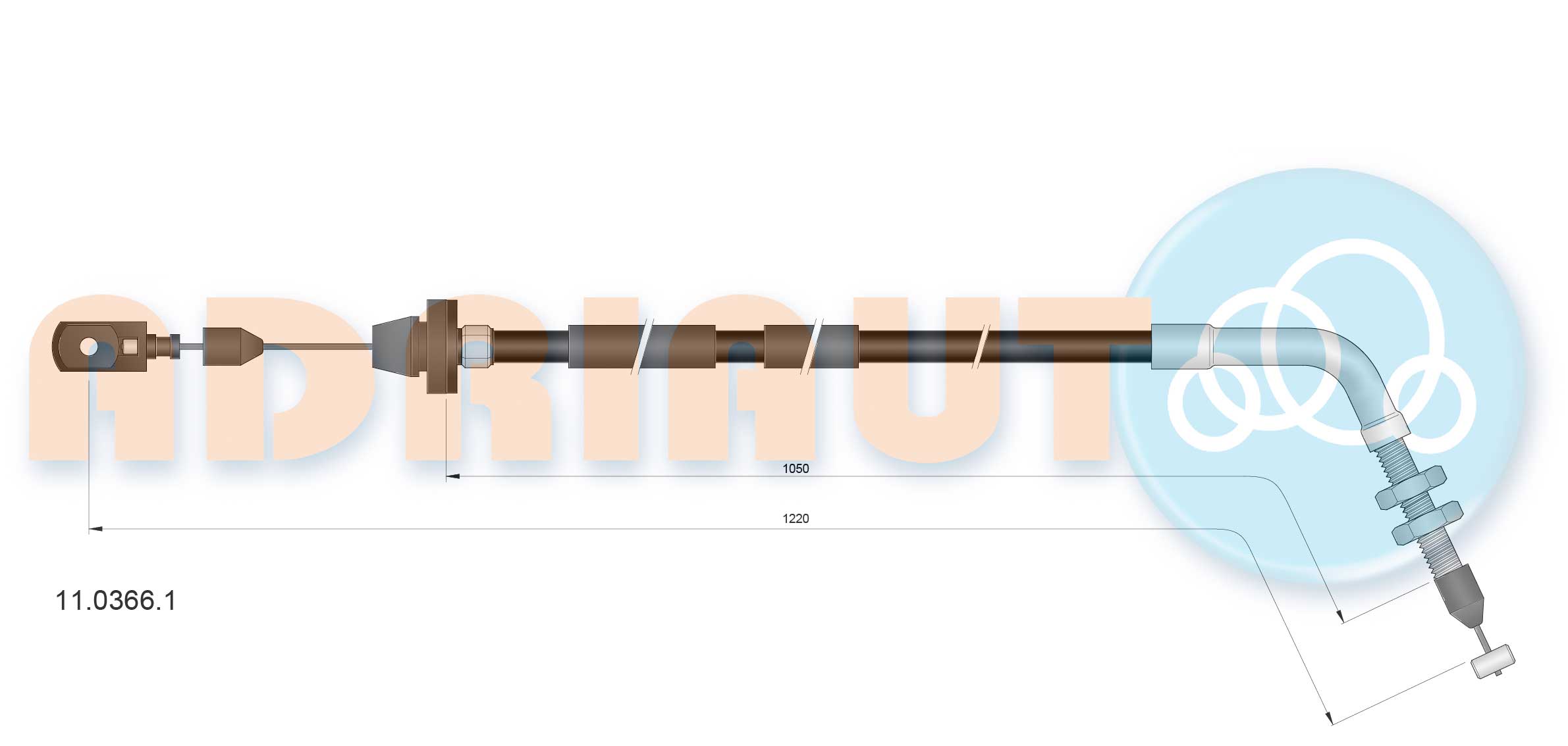 Accelerator Cable (11.0366.1)