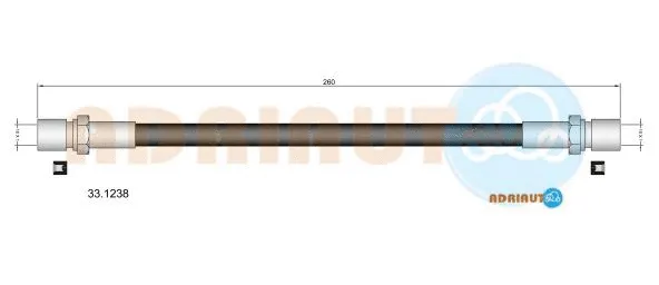 Brake Hose (33.1238)