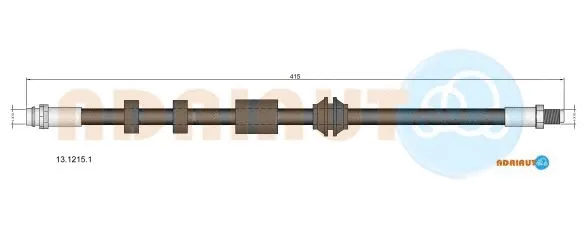 Brake Hose (13.1215.1)