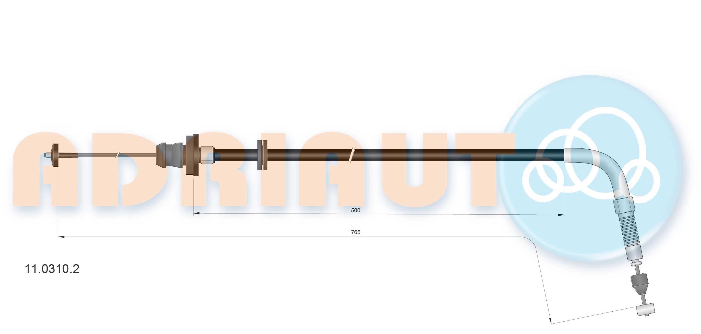 Accelerator Cable (11.0310.2)