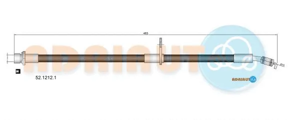 Brake Hose (52.1212.1)