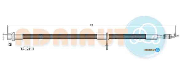 Brake Hose (52.1261.1)