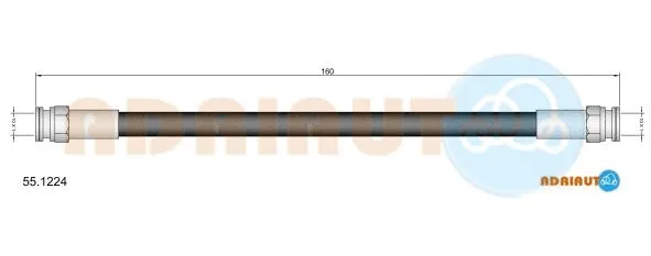 Brake Hose (55.1224)