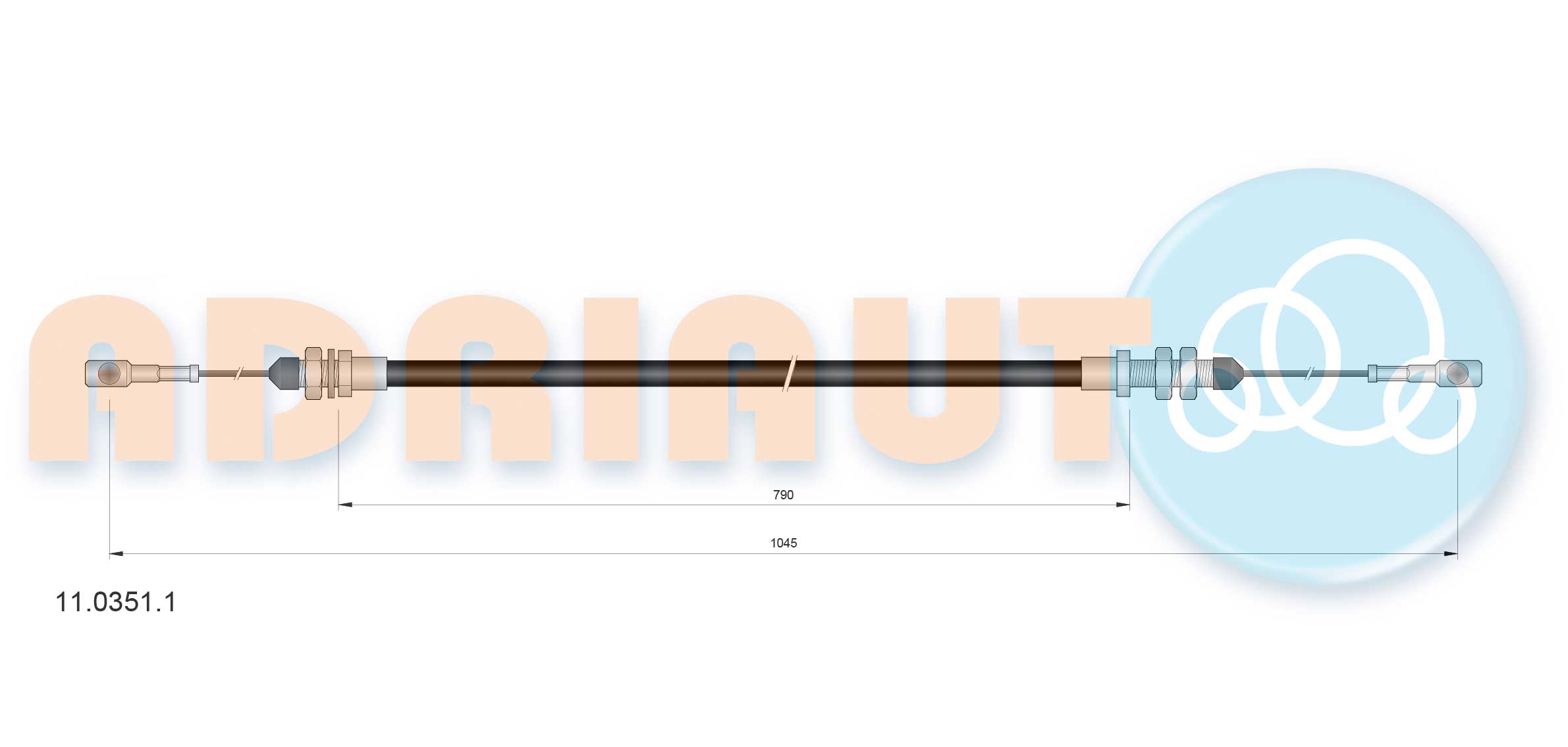 Accelerator Cable (11.0351.1)