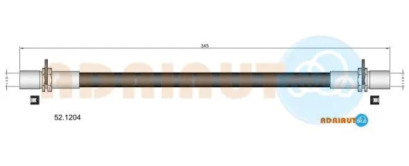 Brake Hose (52.1204)