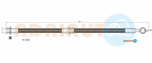 Brake Hose (14.1202)