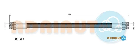 Brake Hose (55.1286)