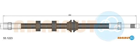 Brake Hose (55.1223)