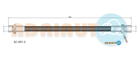 Brake Hose (52.1251.2)