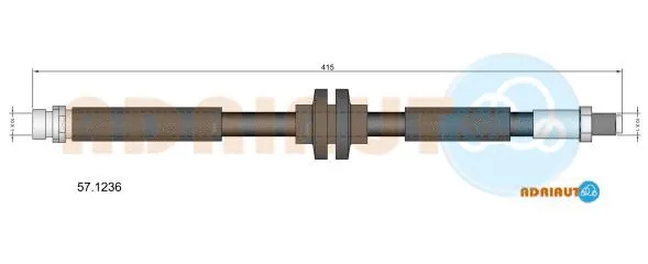 Brake Hose (57.1236)