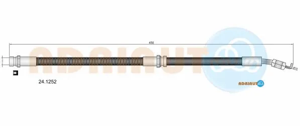 Brake Hose (24.1252)