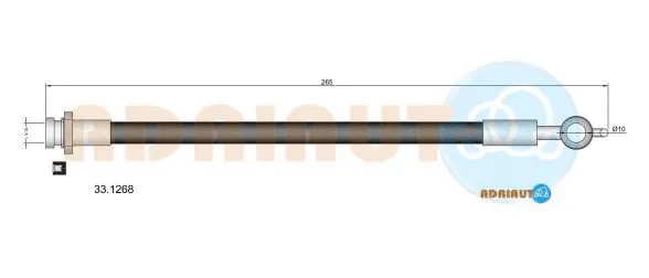 Brake Hose (33.1268)
