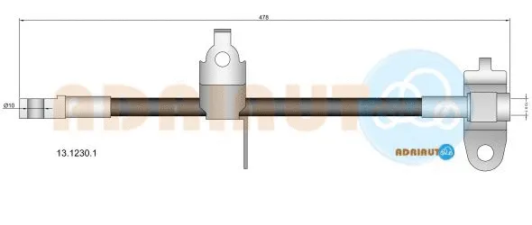 Brake Hose (13.1230.1)