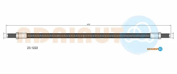 Brake Hose (23.1222)