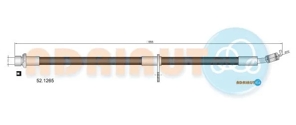 Brake Hose (52.1265)