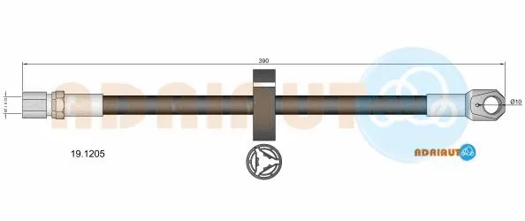 Brake Hose (19.1205)