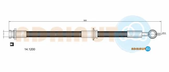 Brake Hose (14.1200)