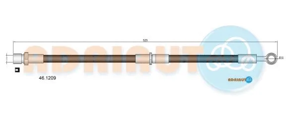 Brake Hose (46.1209)