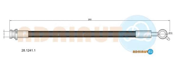 Brake Hose (28.1241.1)