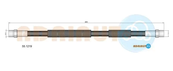 Brake Hose (55.1219)