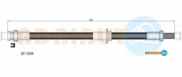Brake Hose (22.1208)