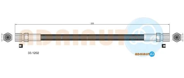 Brake Hose (33.1202)