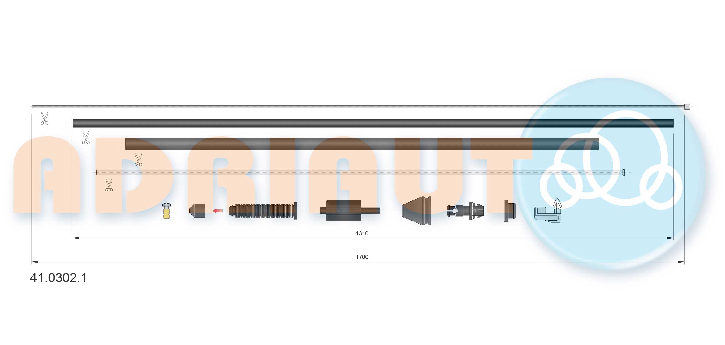 Accelerator Cable (41.0302.1)