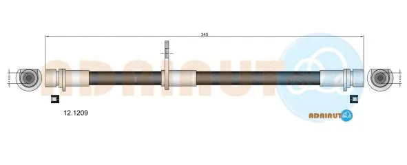 Brake Hose (12.1209)