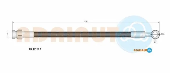 Brake Hose (10.1233.1)