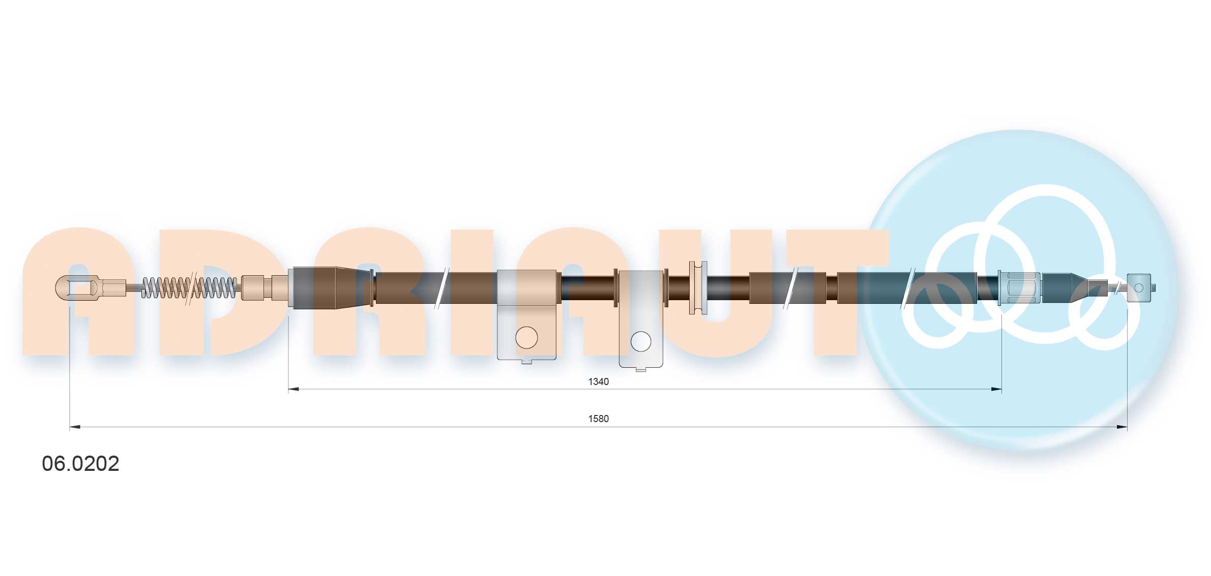 Cable Pull, parking brake (06.0202)
