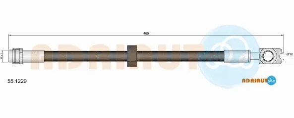 Brake Hose (55.1229)