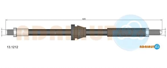 Brake Hose (13.1212)