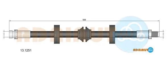Brake Hose (13.1251)