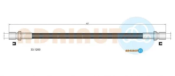 Brake Hose (33.1200)